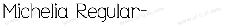 Michelia Regular字体转换
